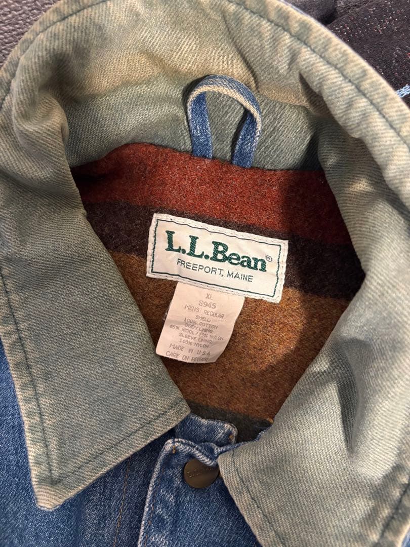 L.L.Bean ‘80 USA製デニムジャケット　XL
