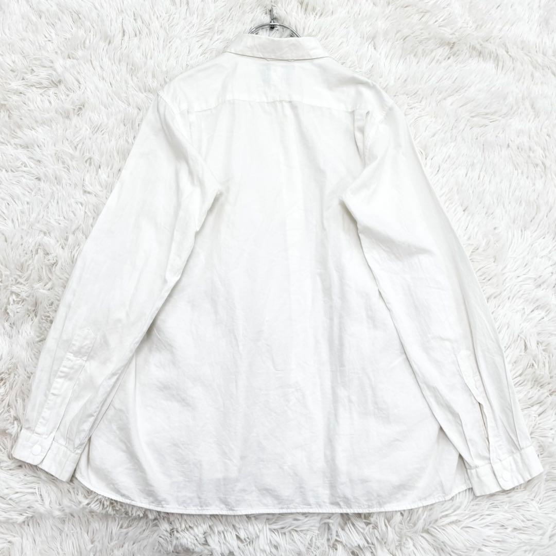 YAECA ヤエカ コンフォートシャツ シルク 白 長袖 S