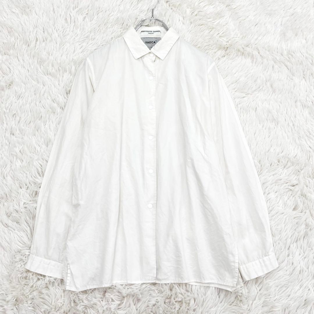 YAECA ヤエカ コンフォートシャツ シルク 白 長袖 S