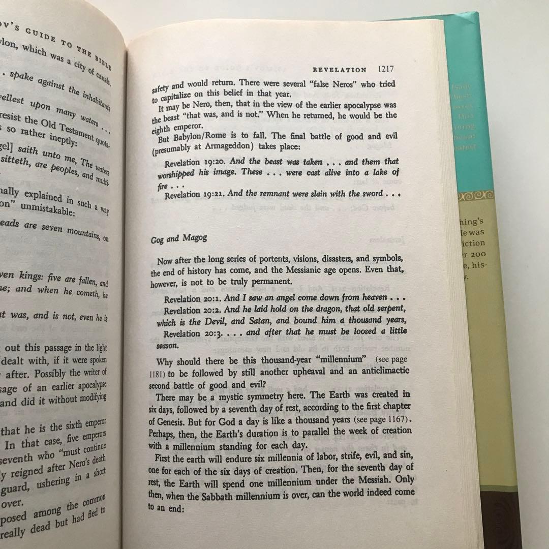 「アシモフ聖書ガイド 」ハードカバー：英語版＊絶版入手困難＠アイザック・アシモフ