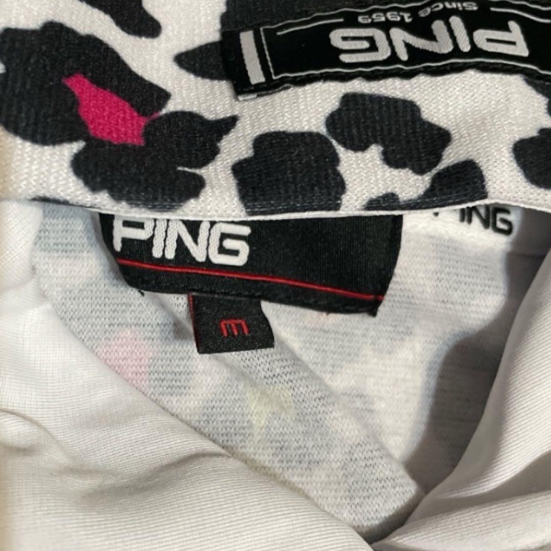 PING レオパード柄 セットアップ 上M下S 完売品 美品 ゴルフウェア