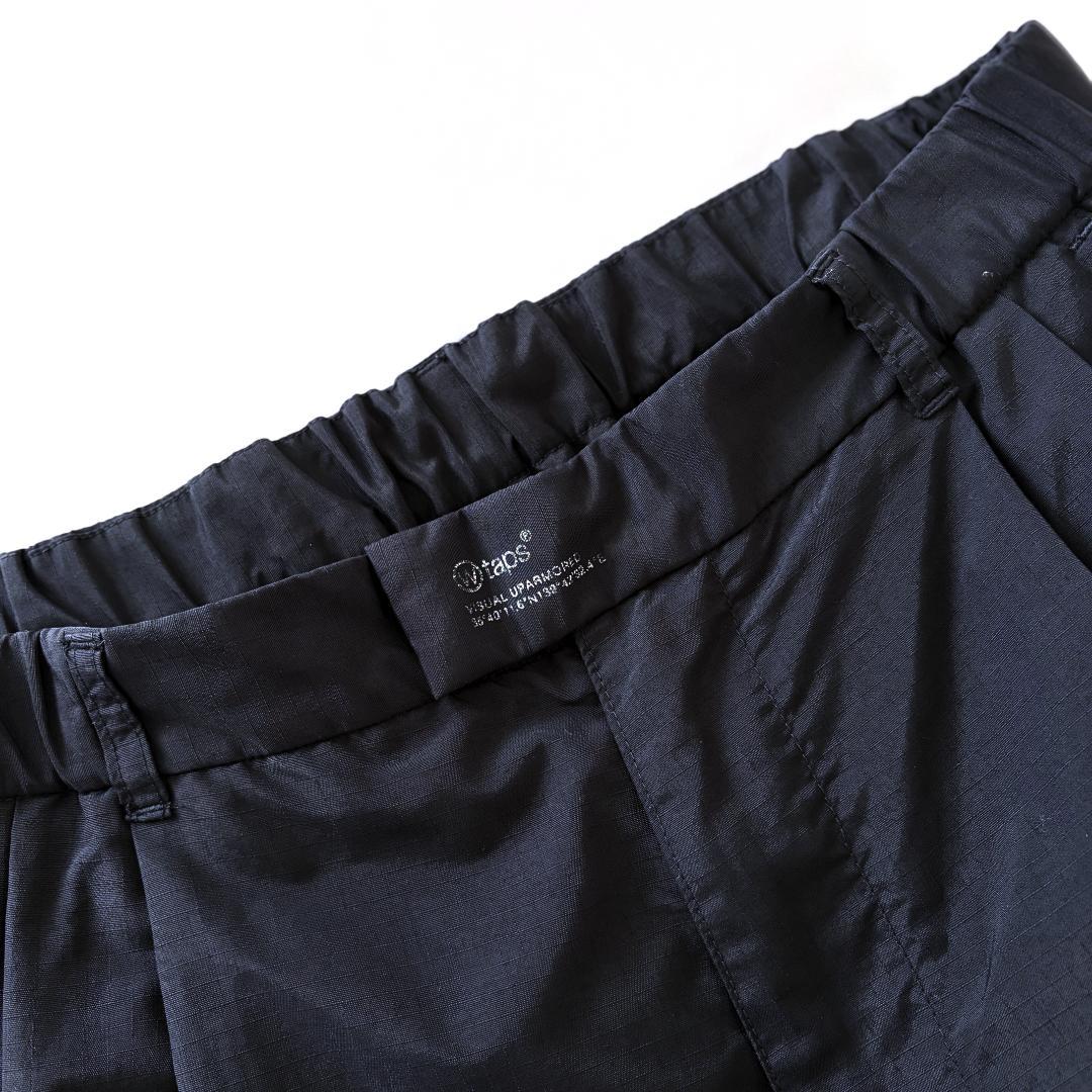 【超美品】WTAPS 23AW ナイロン 6Pパンツ 黒 M リップストップ