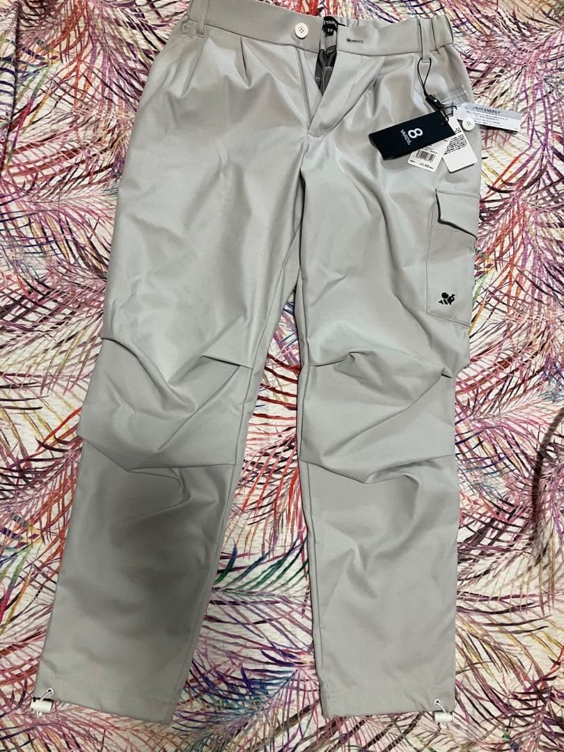 【未使用】8YARDS パラシュートカーゴパンツ ホワイトスモーク秋冬仕様