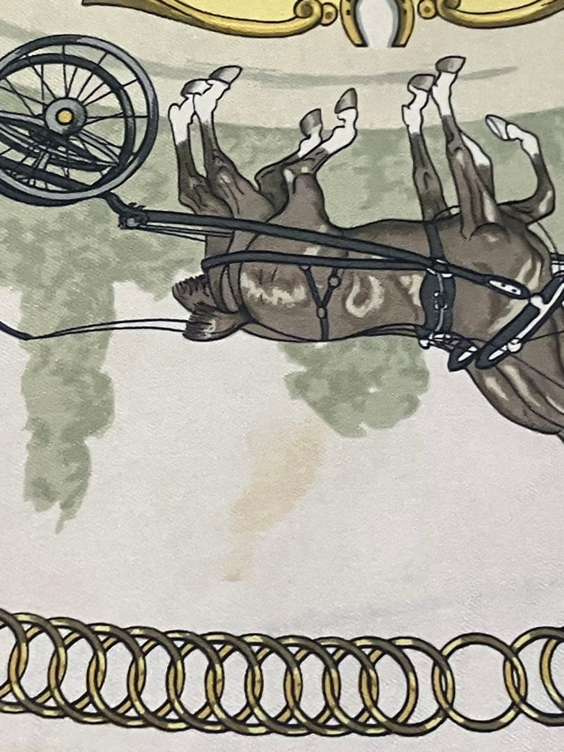 M*送様 HERMES カレ90 LA PROMENADE DE LONGCHA