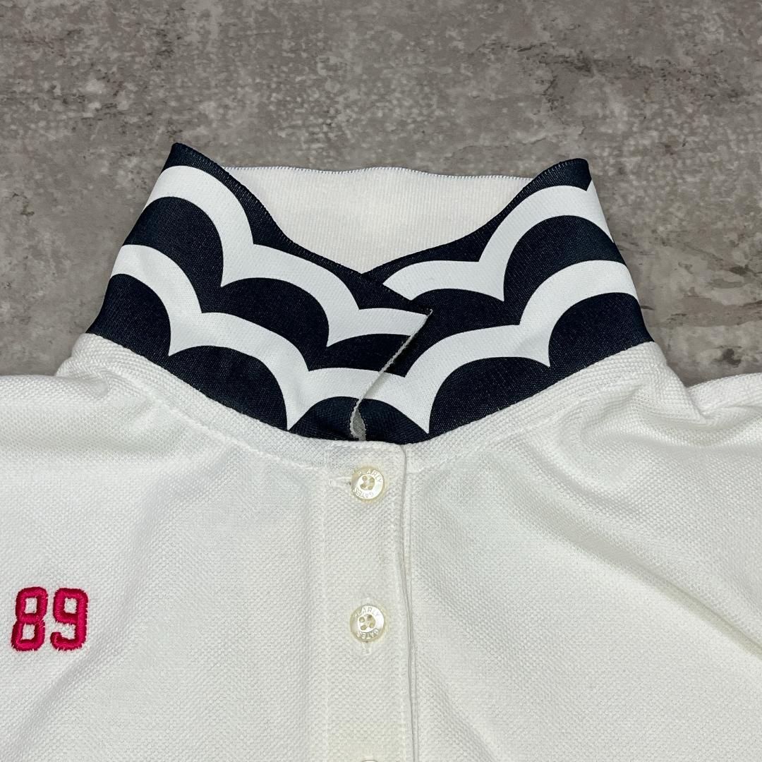 【新品・タグ付き】PEARLY GATES 半袖 ポロ ワンピース ロゴ L