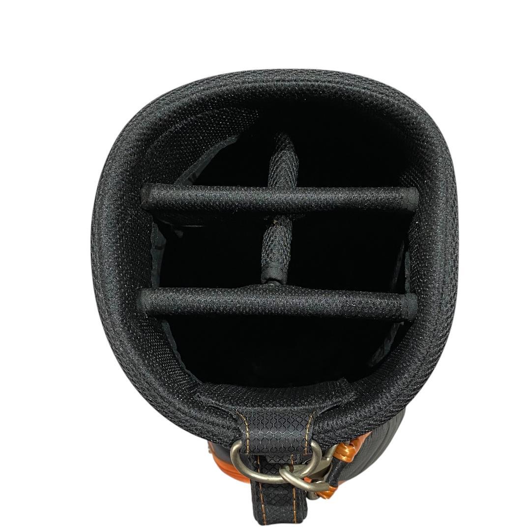 SRIXON スリクソン キャディバッグ ブラック オレンジ ロゴ柄 ゴルフ