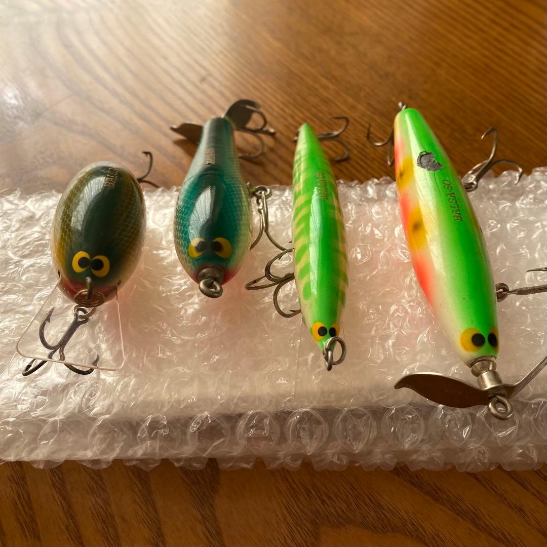 らふらふ　バルサ50 オールド　ミノー　トップウォーター　ルアー