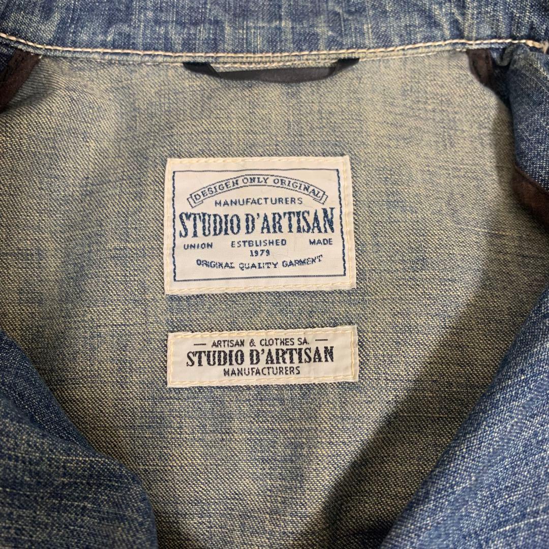 STUDIO D'ARTISAN デニム ピーコート Pコート