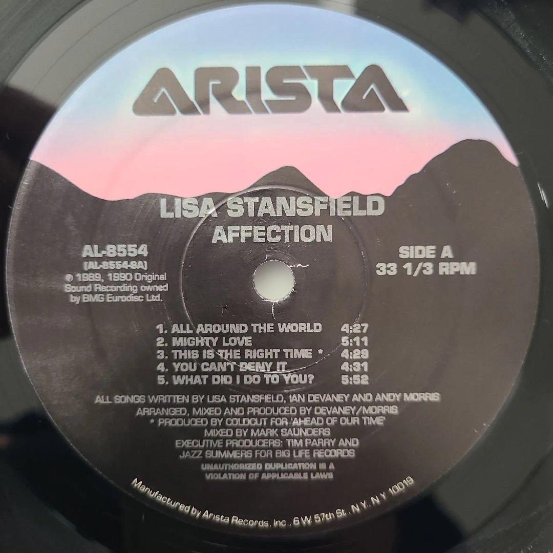 ★ＵＳオリジナル★『AFFECTION』＋１２\"、LISA STANSFIELD