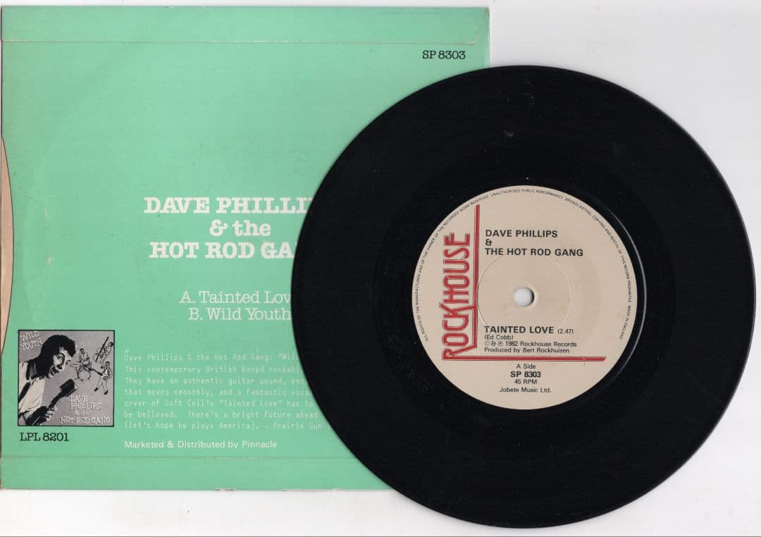 洋楽 DAVE PHILLIPS - TAINTED LOVE
