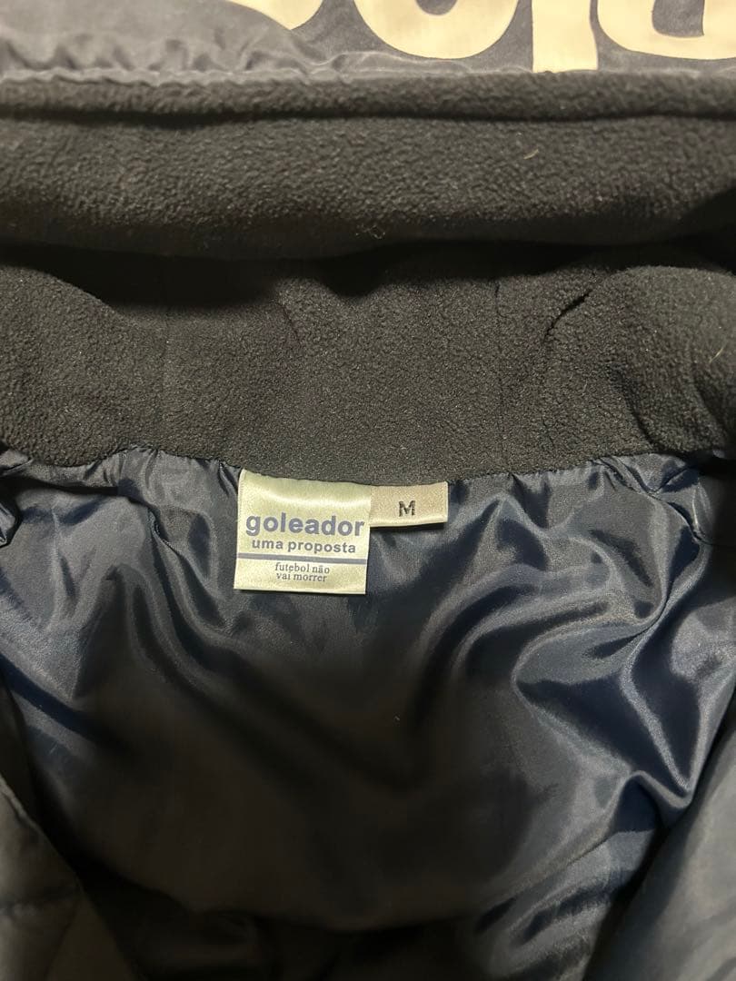 お値下げgoleador ゴレアドールベンチコート ネイビー フード付きMサイズ