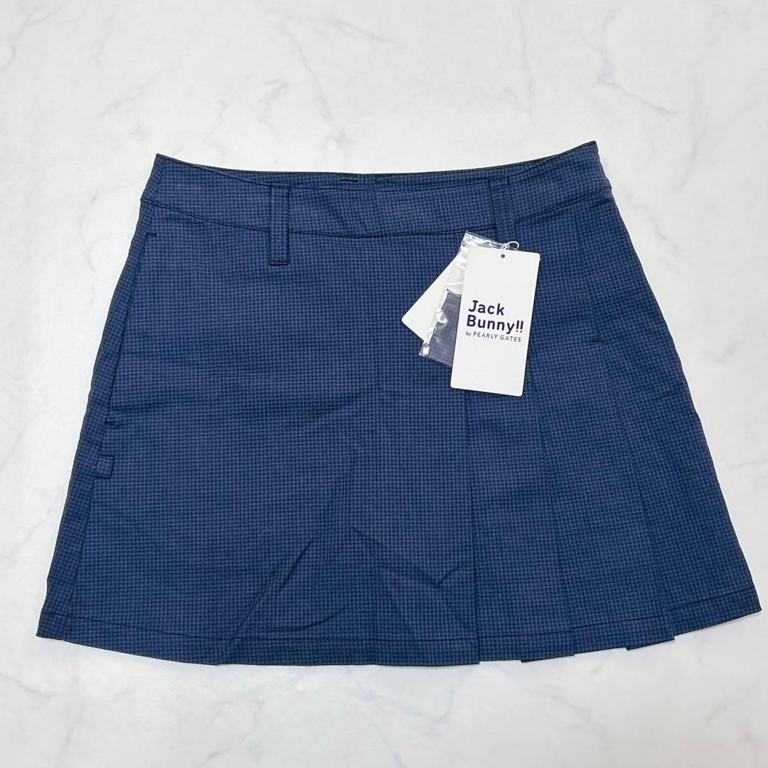 ゴルフウェア 2点セット パーリーゲイツ ジャックバニー スカート新品 白黒紺S