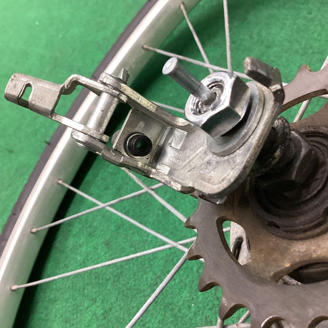 ステンレスリム　後輪 26x1-3/8 タイヤ付 内装3段 26インチ ローラー