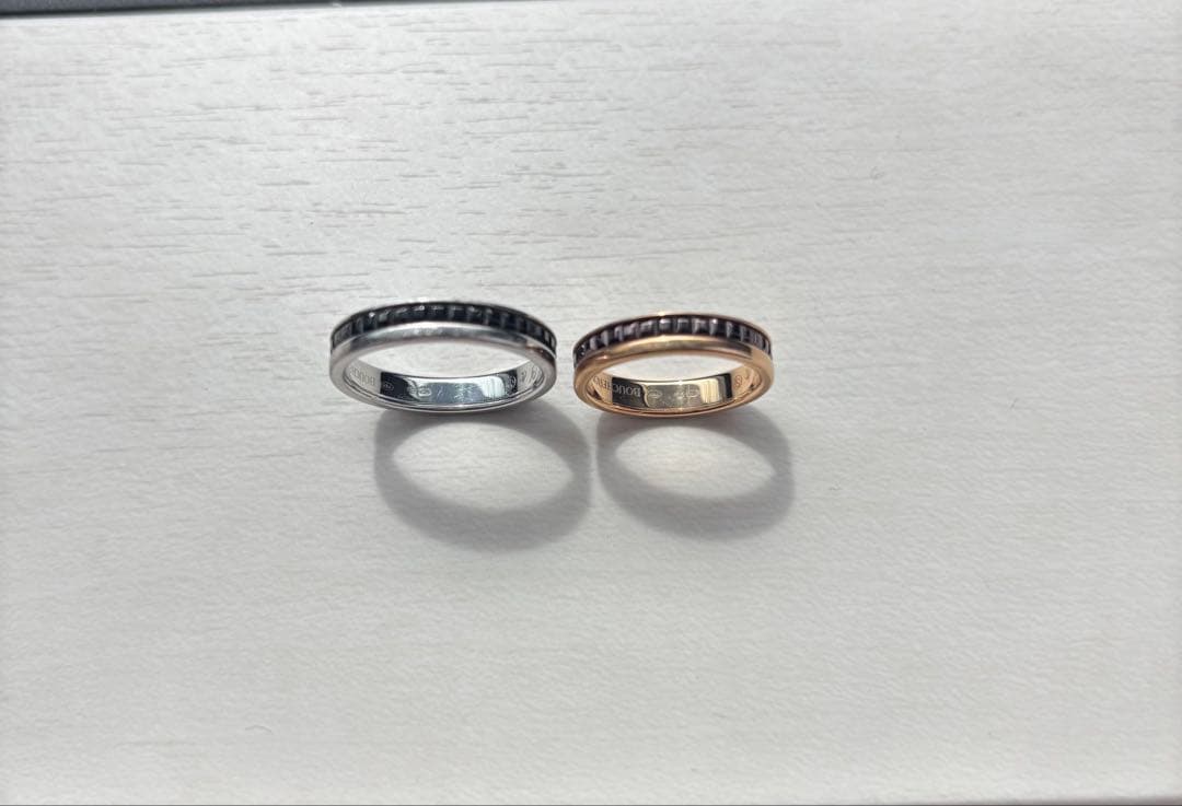 ブシュロン　キャトルリングセット　私的刻印あり