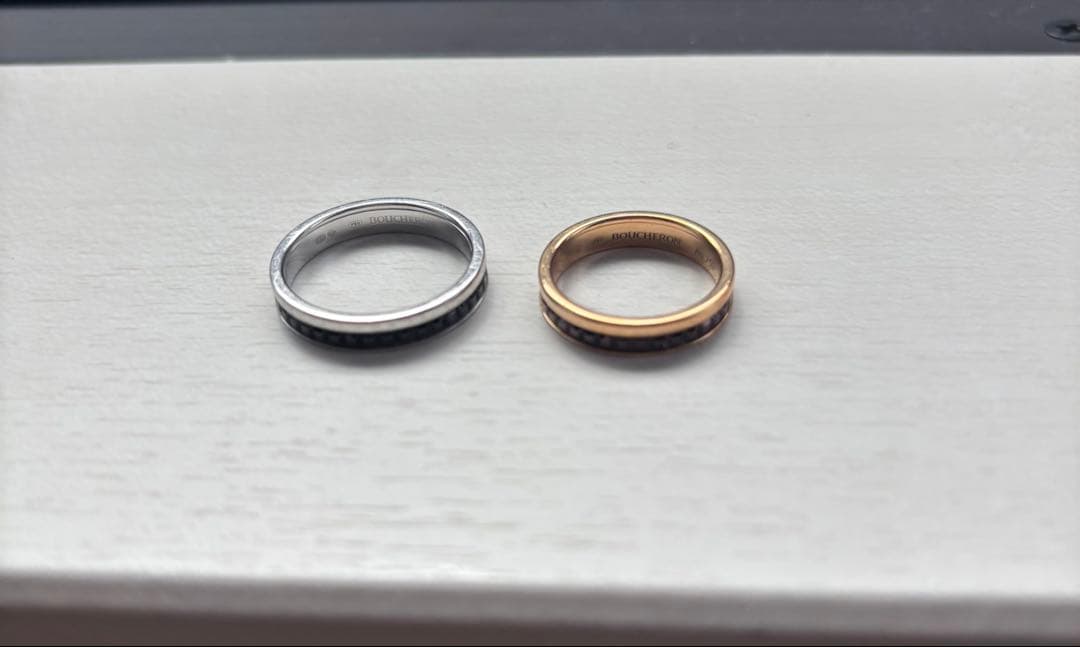 ブシュロン　キャトルリングセット　私的刻印あり