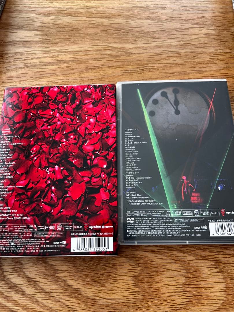 Jane Da Arc、Acid Black Cherry DVD8枚セット