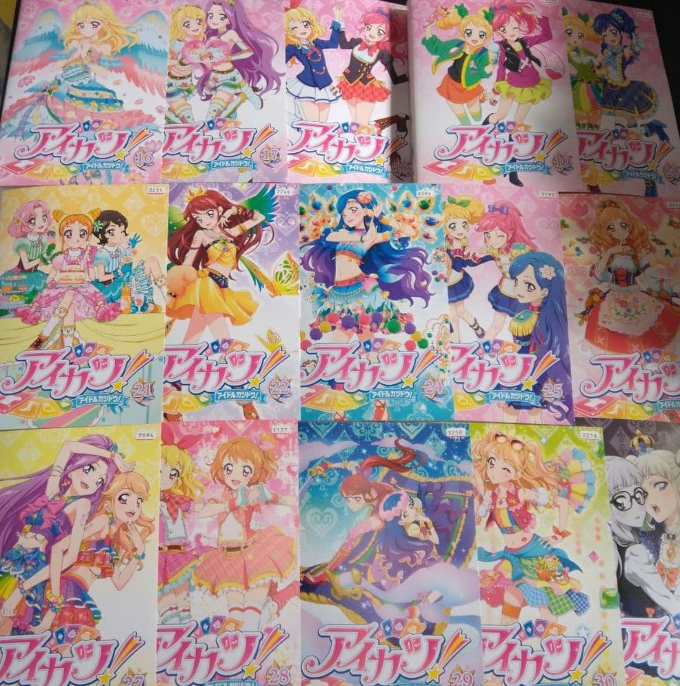アニメ　アイカツ！アイドルカツドウ DVD 全巻　カード　レンタル落ち
