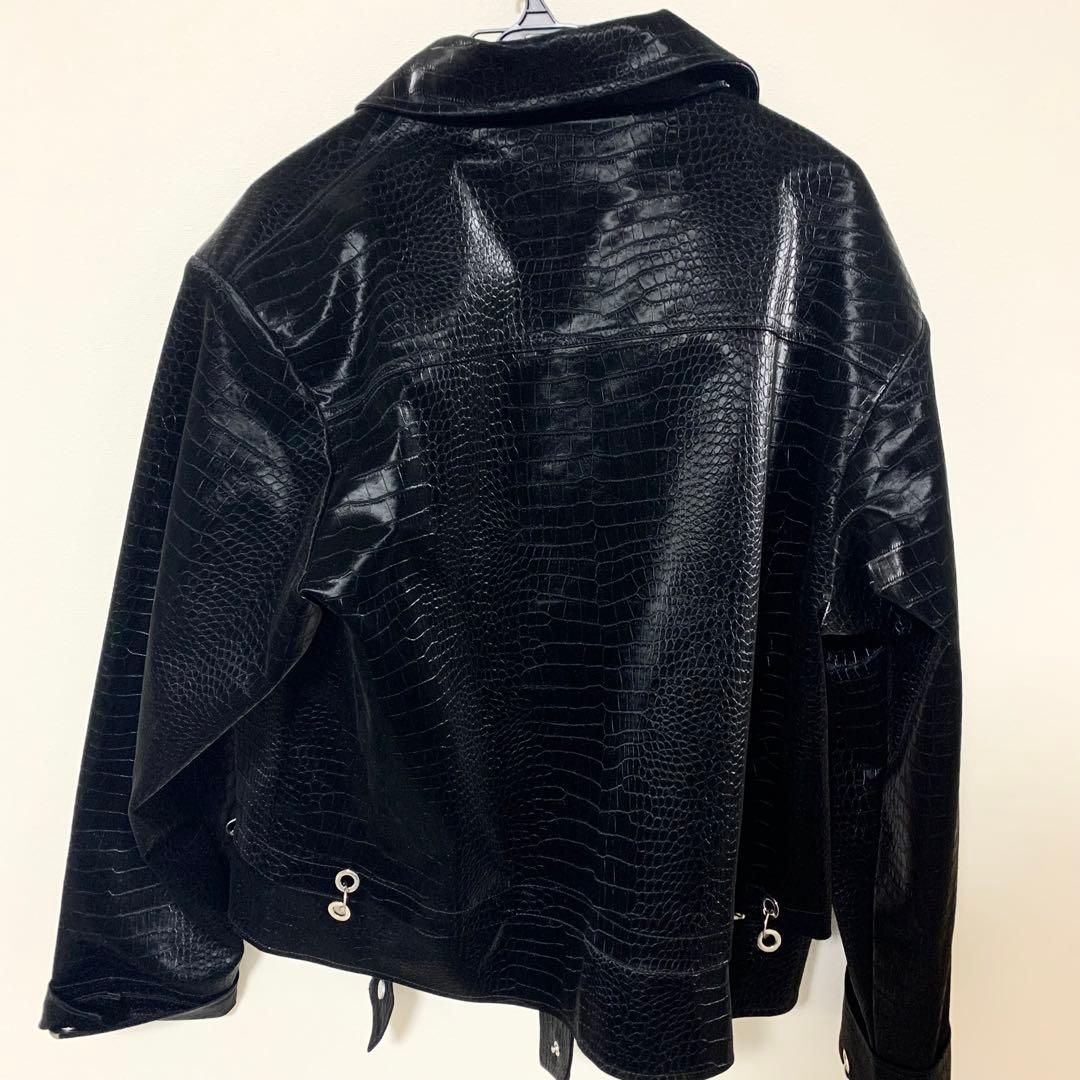 美品✨️Argue Culture レザージャケットショート丈ストリートおしゃれ