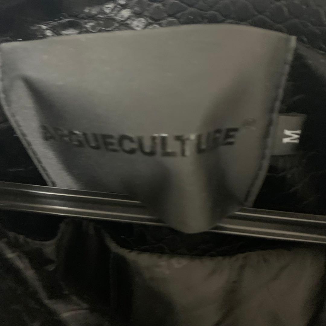 美品✨️Argue Culture レザージャケットショート丈ストリートおしゃれ