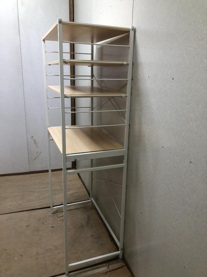 『大人気』可動式 天板 ゴミ箱 スライド 可動棚 幅80cm　250330-2