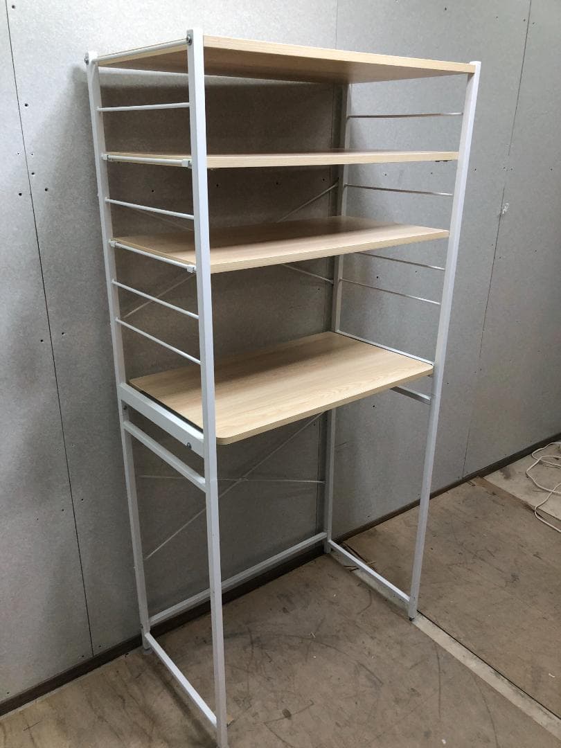 『大人気』可動式 天板 ゴミ箱 スライド 可動棚 幅80cm　250330-2