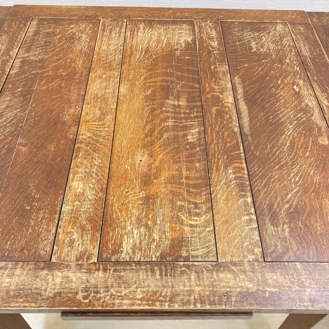 イギリス　アンティーク　ドローリーフテーブル　ダイニングテーブル　伸縮