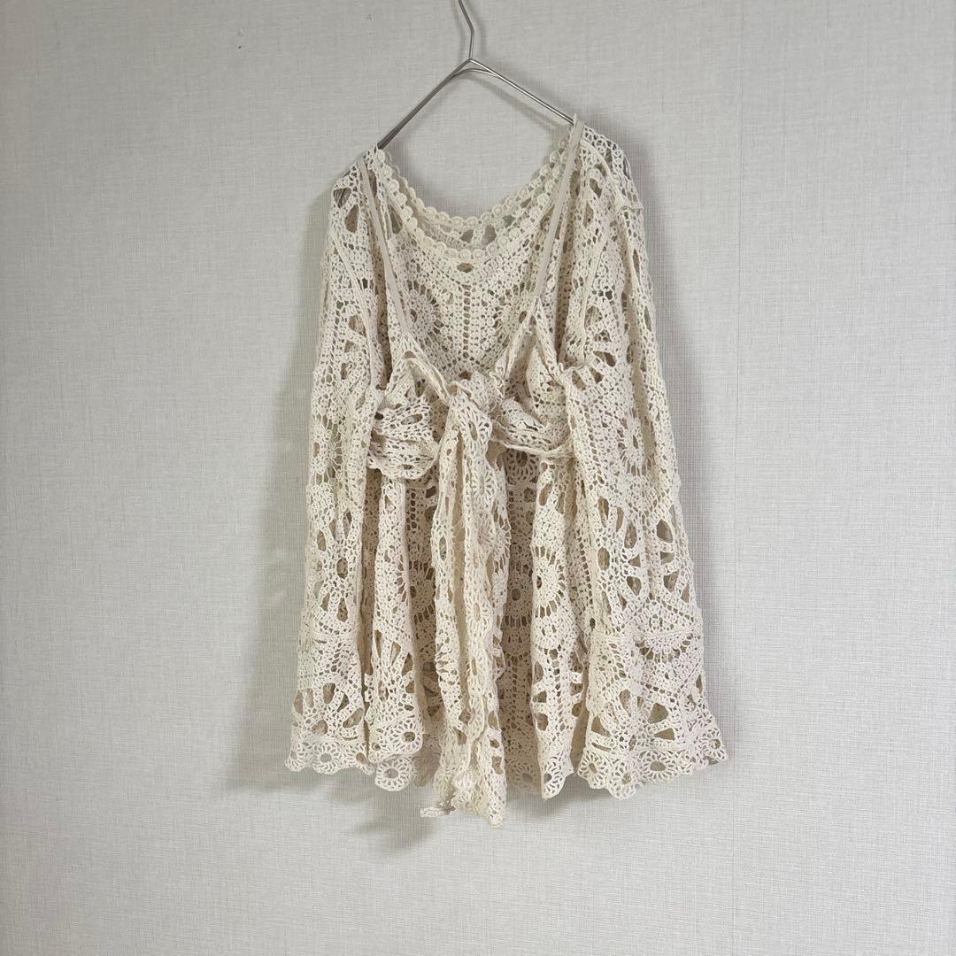 mystic 2点SET クロシェ トップス ビスチェ 春