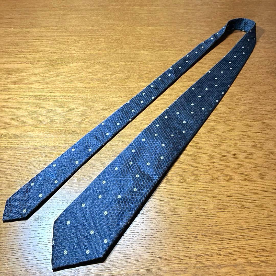 【美品】dunhill ダンヒル JFA日本代表 公式ネクタイ