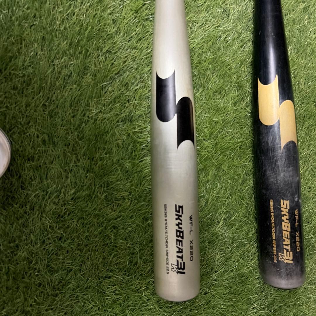 スカイビート 3 バット 黒/金