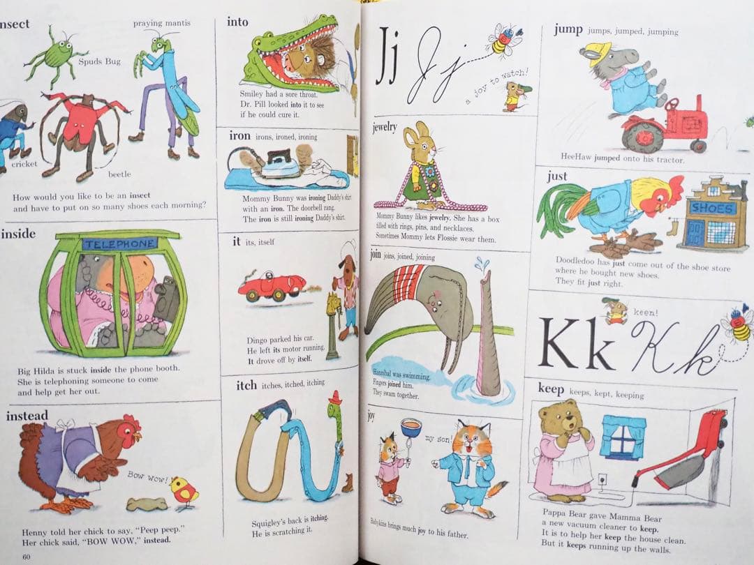 5348. リチャードスキャリー ゴールデンブック 洋書 絵辞書