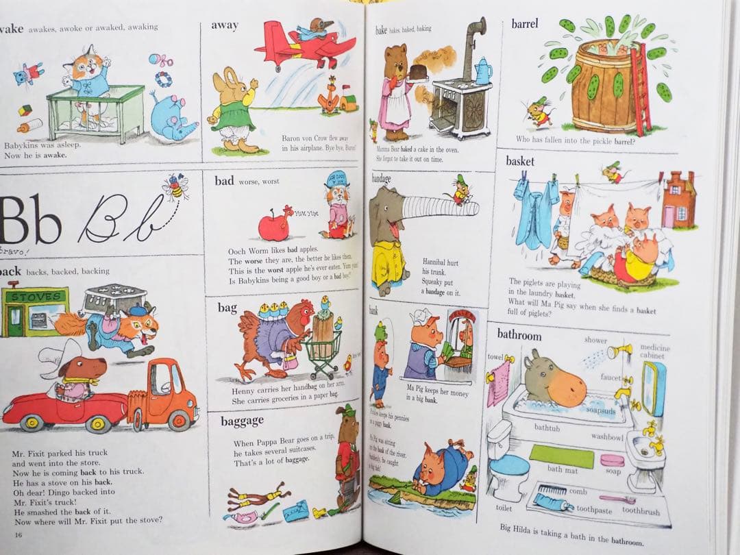 5348. リチャードスキャリー ゴールデンブック 洋書 絵辞書