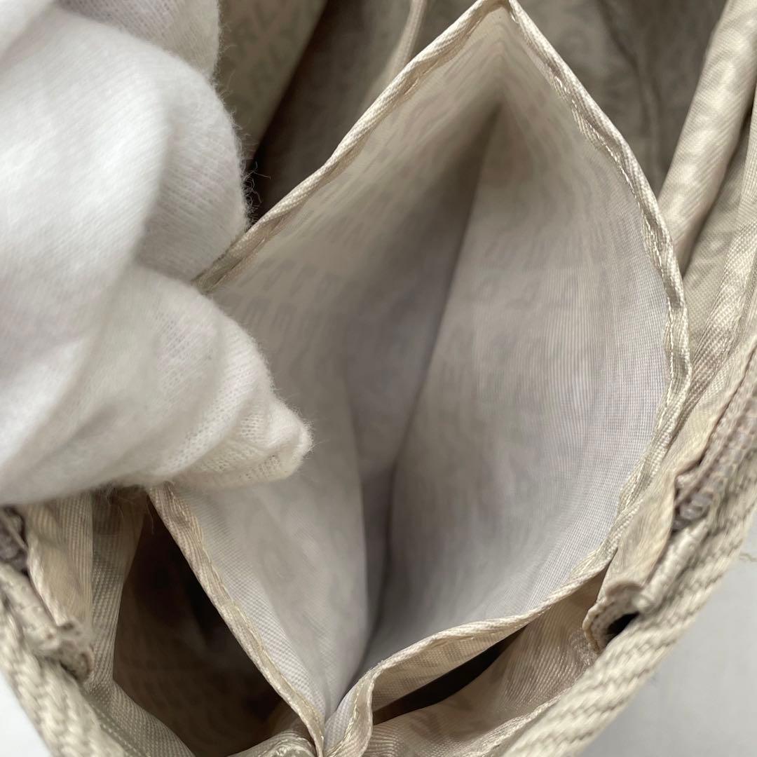 ★BN4085□パーリーゲイツ カートバッグ ベージュ系 ゴルフ