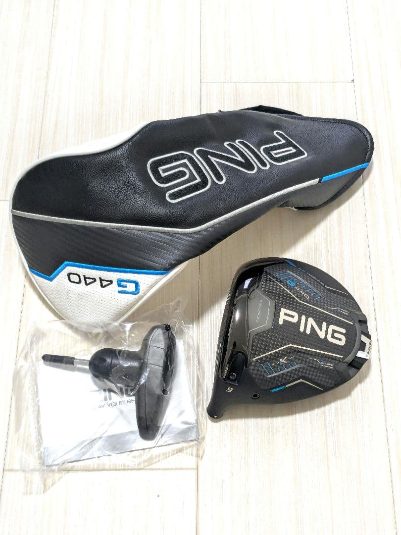 未使用 レフティ PING G440K ドライバー 9度 ヘッド単体 左用 ピン