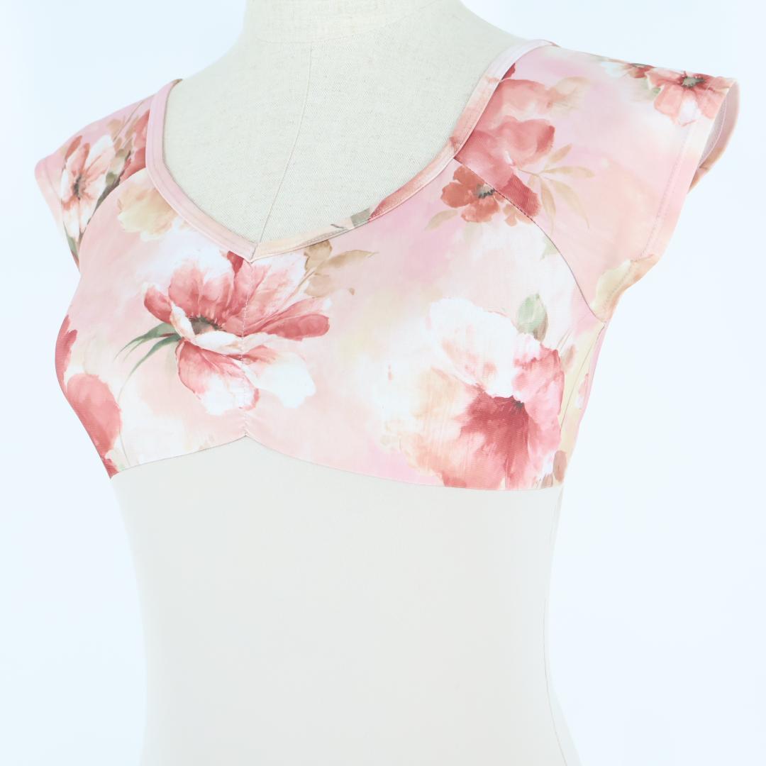 【美品 日本製 バレエ衣装】ピンク Dessus Dessous レオタード