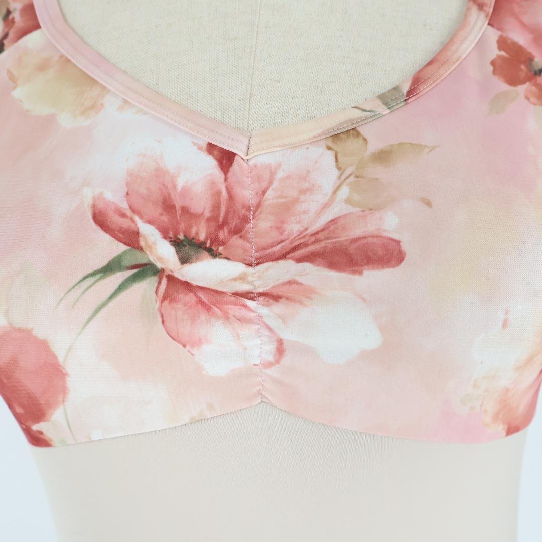 【美品 日本製 バレエ衣装】ピンク Dessus Dessous レオタード