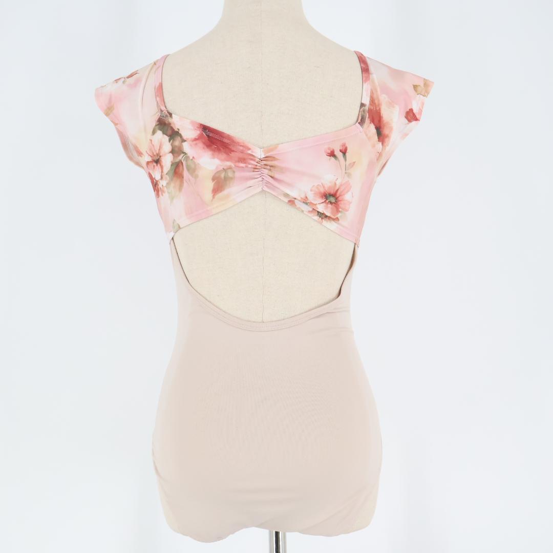 【美品 日本製 バレエ衣装】ピンク Dessus Dessous レオタード