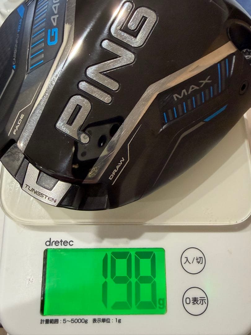 【美品】G440 MAX 9° ツアーAD DI 6S ウェイト付 ドライバー