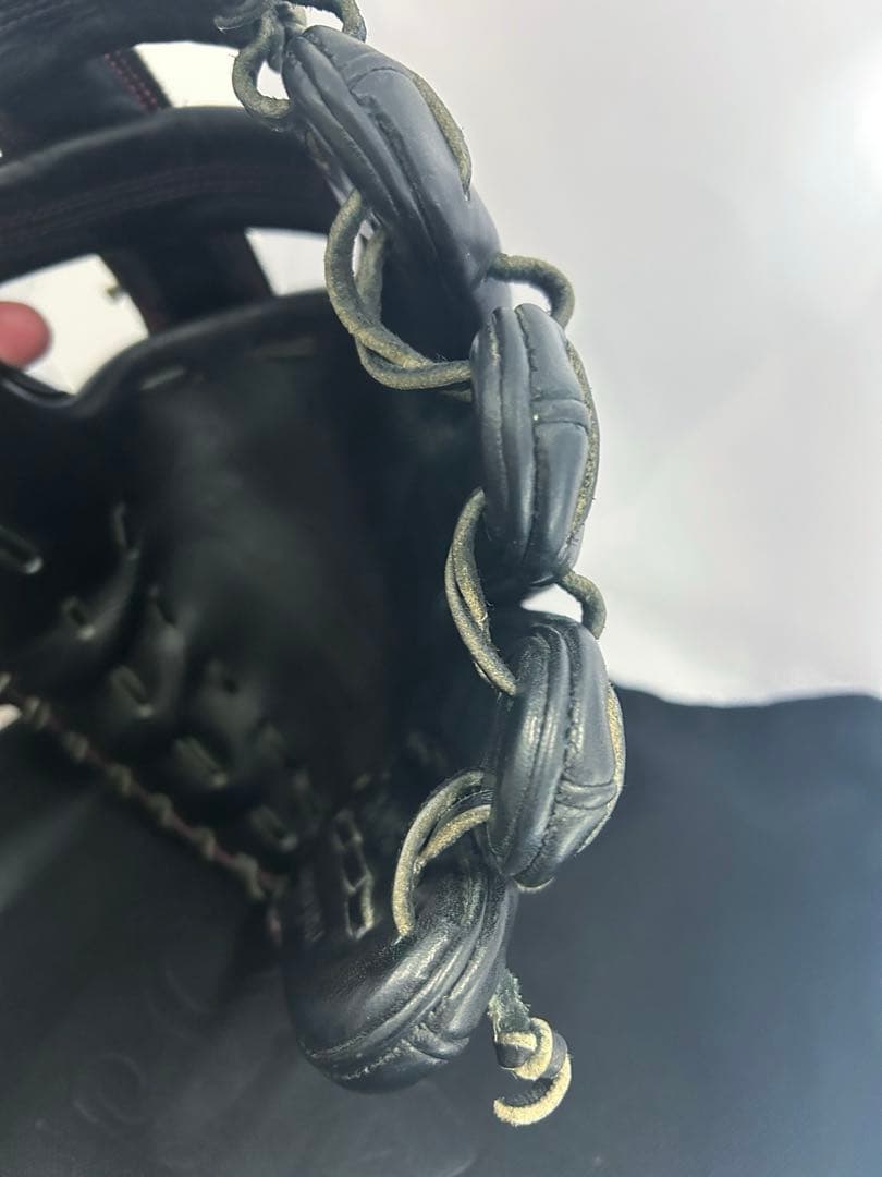 【即戦力美品】和牛JB 硬式内野手用グローブJB004S ブラック　中古美品