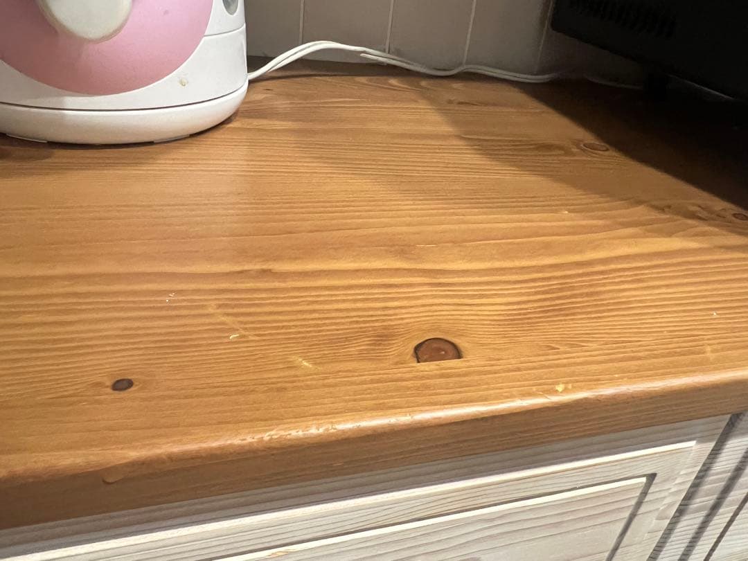 ニトリ　キッチンボード (シナモ105 WH)