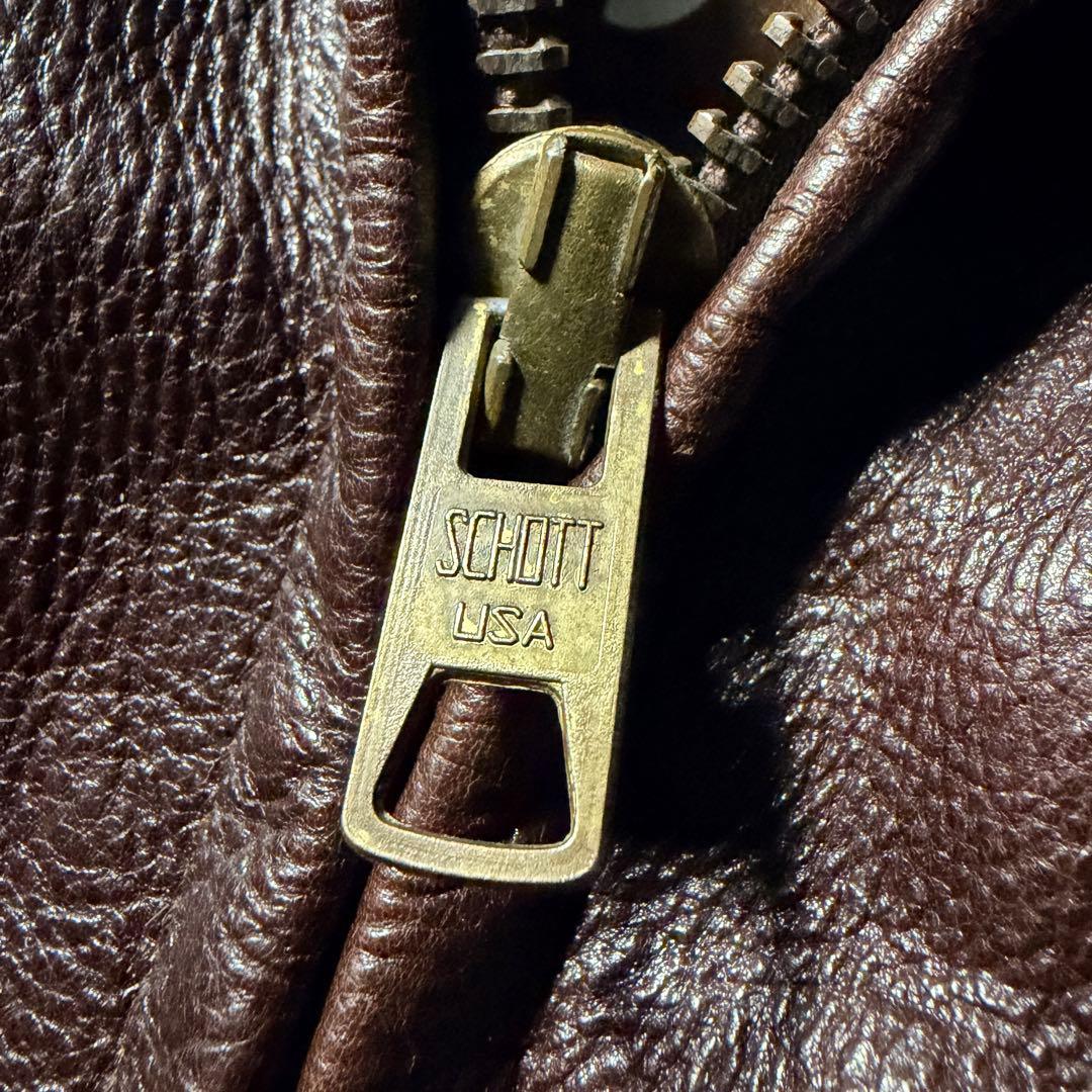 T*7様 希少モデル/40■schott トラッカージャケット ATV101 ボ