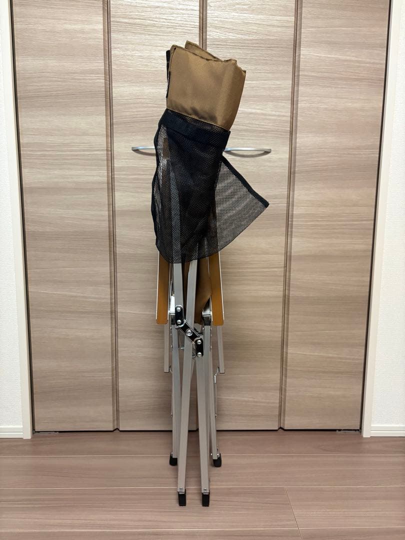 美品 小川キャンパル（OGAWA CAMPAL）ハイバックチェア（モカブラウン）