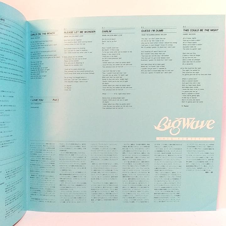 【お買得LP2枚】山下達郎　GO AHEAD! / BIG WAVE　盤質優良