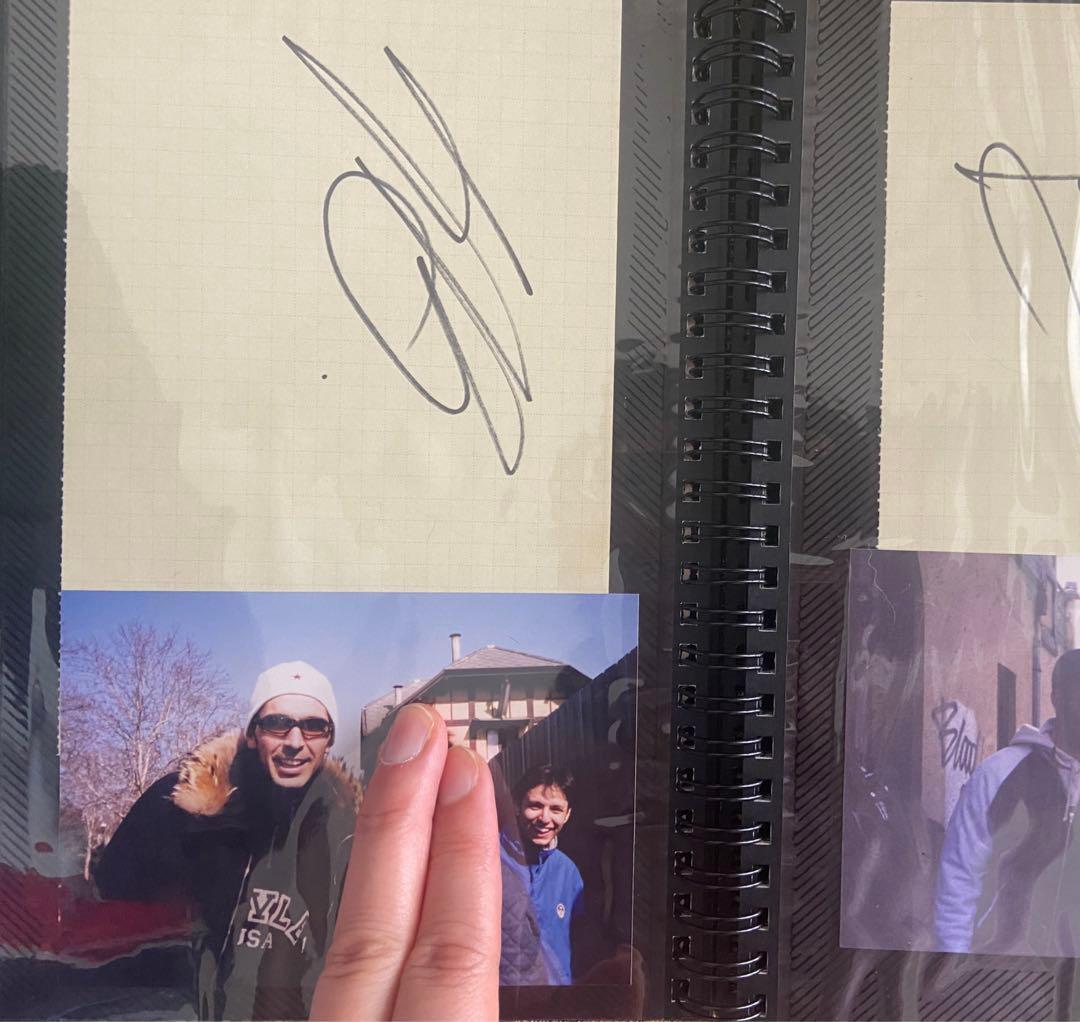 直筆サイン入り　サッカー　ユヴェントス2003年メンバー　デルピエロ他