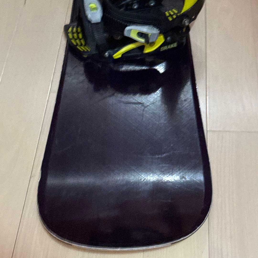 160cm 初心者Drake スノーボード 紫黒　ビンディング付き　2点セット