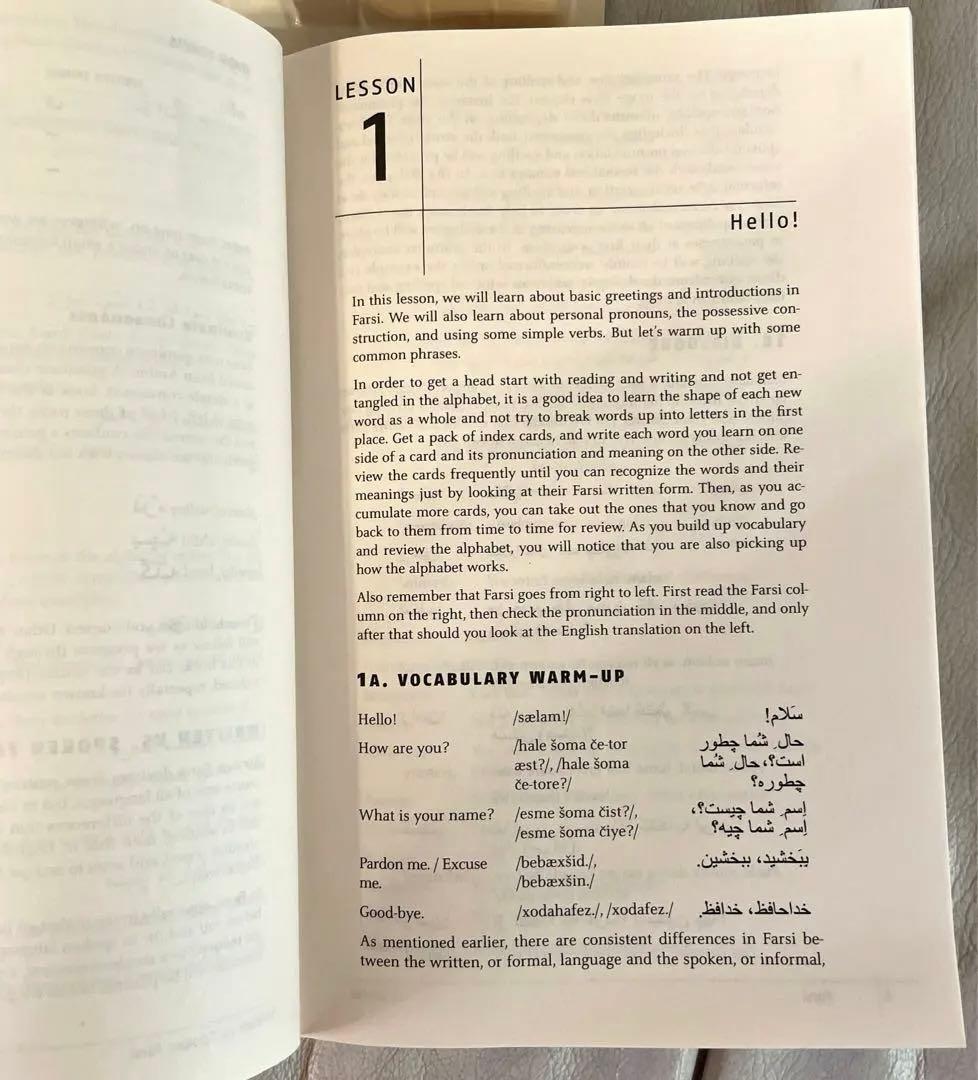 洋書 Farsi  complete course for beginners 6cd