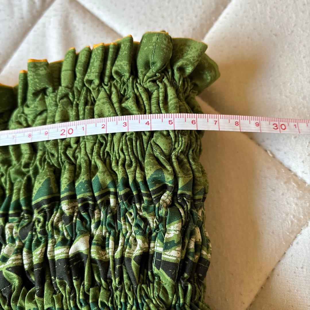 お値下げ　美品　フラダンス　パウスカートとブラウス、レイ、頭飾り、髪飾り付き