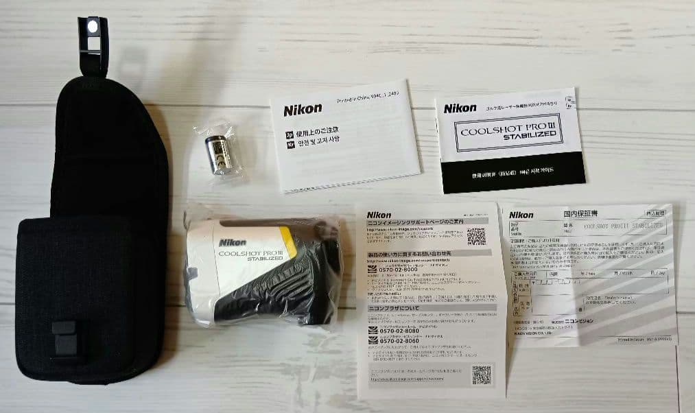【新品未使用】Nikonニコンゴルフ距離計　COOLSHOTPROⅢ