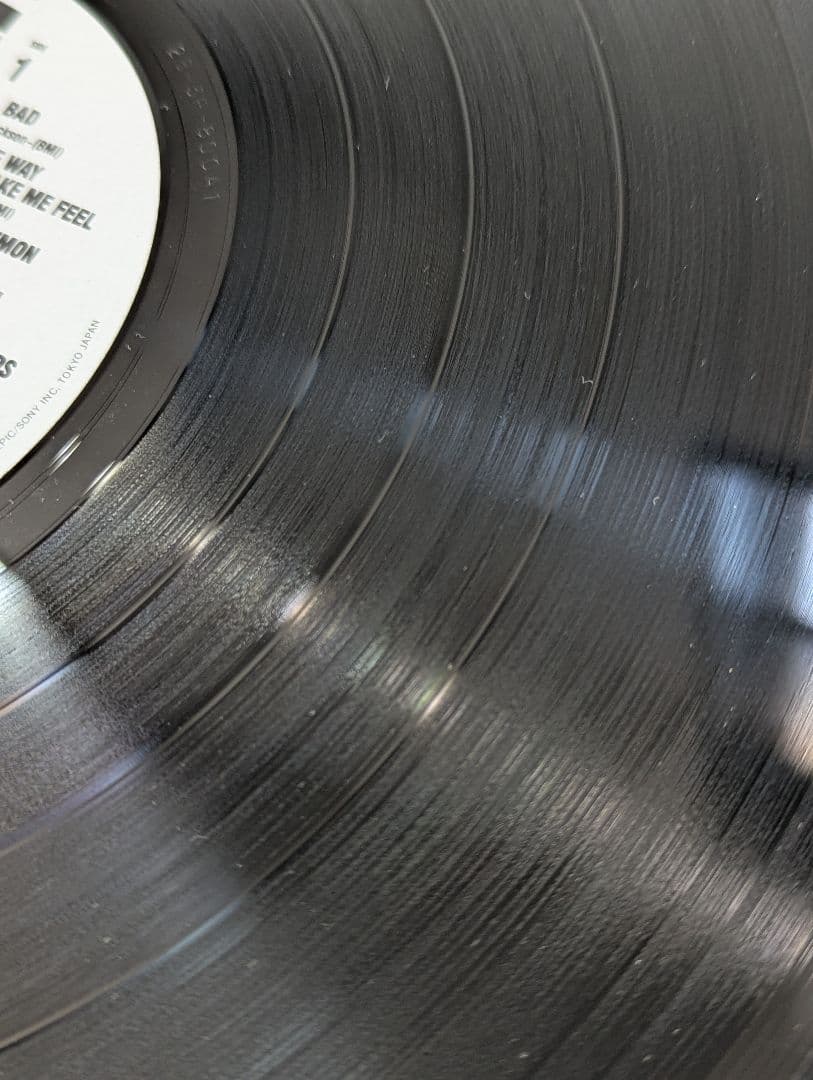 マイケル・ジャクソン バッド　BAD LP レコード 国内版