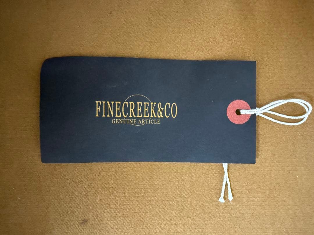 【室内試着のみ・タグ付】FINE CREEK LEATHERS Bud 40馬革