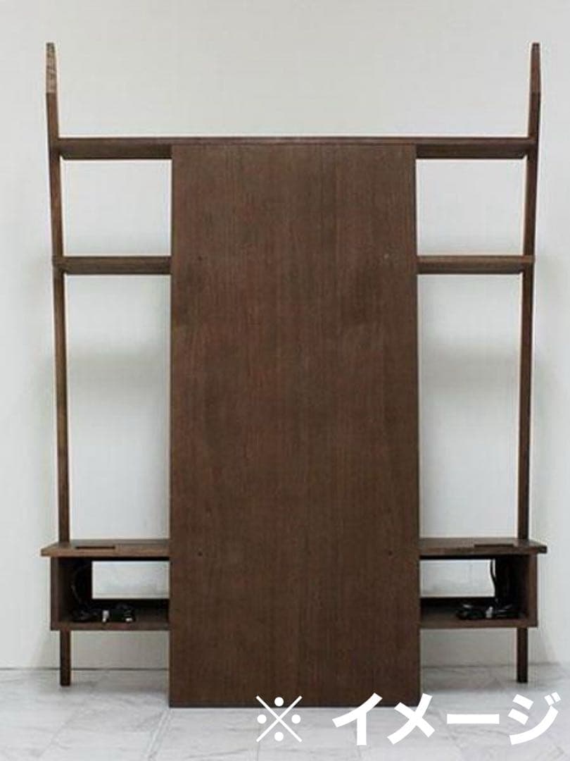 マルヨシ民芸 ディープ 135 テレビボード 飾り棚 ウォールナット 壁面収納